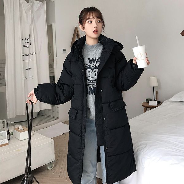 2020 winter jacket women coat x-long hooded cotton padded womens coats warm outwear parkas manteau, Black
2020 winter jacket women coat x-long hooded cotton padded womens coats warm outwear parkas manteau, Black