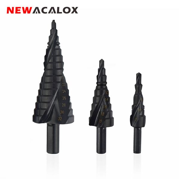 newacalox 4-32mm hss cobalt step drills nitrogen high speed steel spiral for metal cone drill bit set triangle shank hole cutter
newacalox 4-32mm hss cobalt step drills nitrogen high speed steel spiral for metal cone drill bit set triangle shank hole cutter