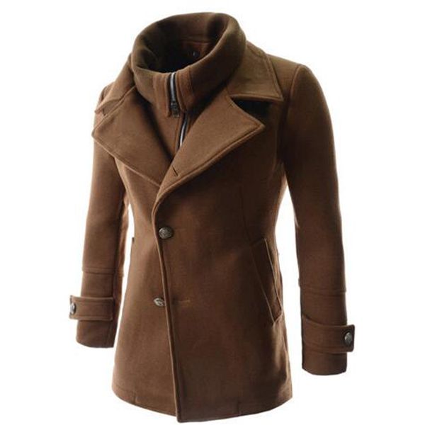 2019 men's boutique in winter quality slim fit single -breasted trench coat men's boutique autumn casual jacket, Tan;black
2019 men's boutique in winter quality slim fit single -breasted trench coat men's boutique autumn casual jacket, Tan;black