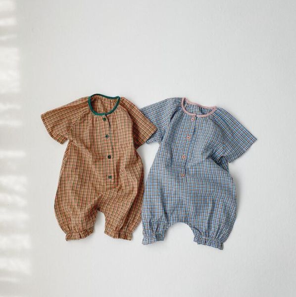 2020 korea style baby girls plaid romper summer toddler kids jumpsuit 0-2years, Blue
2020 korea style baby girls plaid romper summer toddler kids jumpsuit 0-2years, Blue