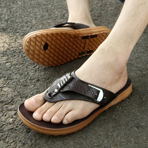 thick soled beach outside men's slippers solid fashion summer flip flops concise men shoes, Black
thick soled beach outside men's slippers solid fashion summer flip flops concise men shoes, Black