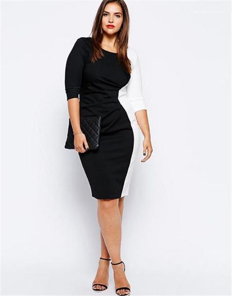 dresses plus size patchwork color long sleeve ladies bodycon dresses fashion black female clothing designer womens pencil, Black;gray
dresses plus size patchwork color long sleeve ladies bodycon dresses fashion black female clothing designer womens pencil, Black;gray