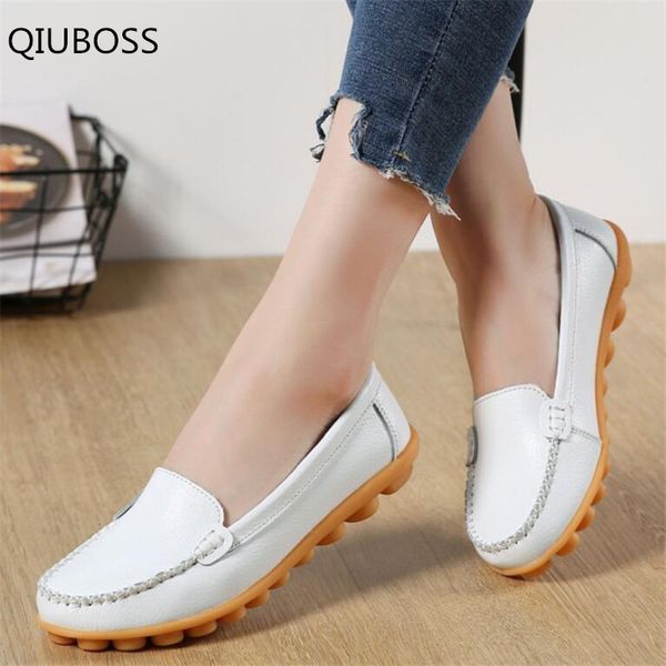 qiuboss women shoes 2018 spring loafers moccasins women flats shoes slips soft genuine leather casual female q162, Black
qiuboss women shoes 2018 spring loafers moccasins women flats shoes slips soft genuine leather casual female q162, Black