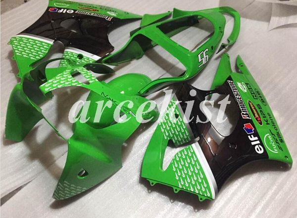 motorcycle new abs injection full fairings kit fit for kawasaki ninja zx-6r 2000 2001 2002 636 zx6r bodywork set custom green black
motorcycle new abs injection full fairings kit fit for kawasaki ninja zx-6r 2000 2001 2002 636 zx6r bodywork set custom green black