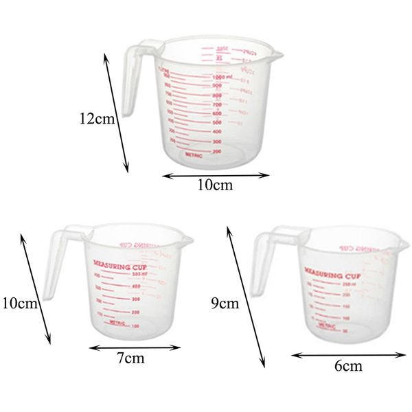 1pcs kitchen tool supplies 250/500/1000ml quality cup plastic clear measuring cup jug pour spout surface other kitchen tools
1pcs kitchen tool supplies 250/500/1000ml quality cup plastic clear measuring cup jug pour spout surface other kitchen tools