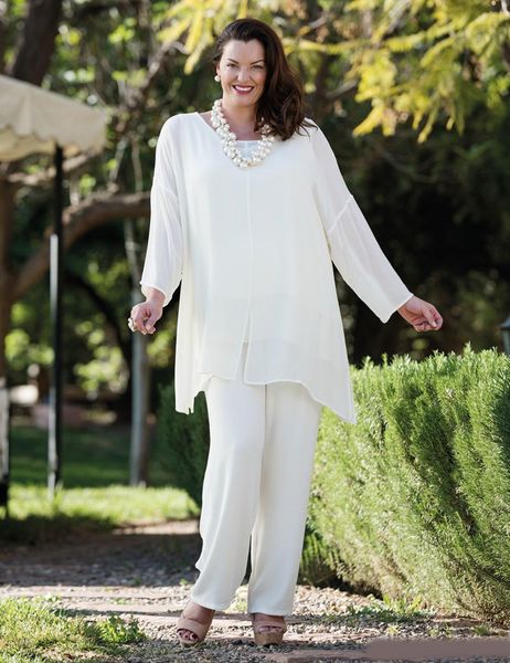 chiffon mother of the bride pant suits with long sleeves wedding guest dress plus size mothers of the groom dresses, Black;red
chiffon mother of the bride pant suits with long sleeves wedding guest dress plus size mothers of the groom dresses, Black;red