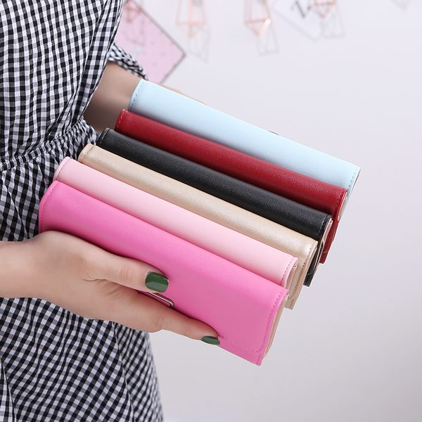new women's wallet simple fashion long section 30% pack large capacity multi-card female wallet, Red;black
new women's wallet simple fashion long section 30% pack large capacity multi-card female wallet, Red;black