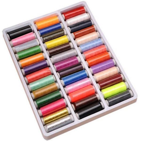 39pcs высочайшее качество красочный 200 yards машинной вышивки резьбы швейных ниток хлопчатобумажная нить ремесло патч принадлежности швейно, Black
39pcs высочайшее качество красочный 200 yards машинной вышивки резьбы швейных ниток хлопчатобумажная нить ремесло патч принадлежности швейно, Black