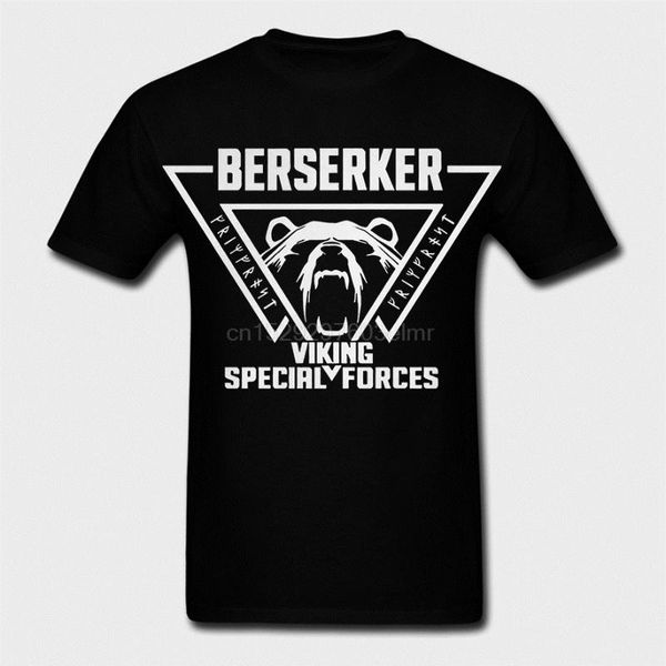 men funny t shirt fashion tshirt berserker viking special forces women t-shirt, White;black
men funny t shirt fashion tshirt berserker viking special forces women t-shirt, White;black