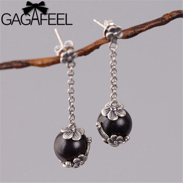 gagafeel new fashion drop earrings elegant plum blossom inlay sandalwood beads tassel earrings for women gift retro jewelry, Silver
gagafeel new fashion drop earrings elegant plum blossom inlay sandalwood beads tassel earrings for women gift retro jewelry, Silver
