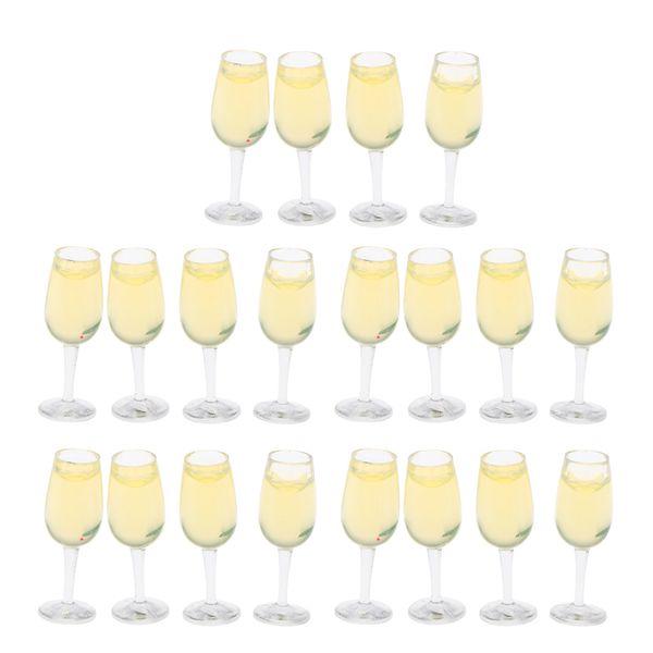 20pcs dollhouse miniatures plastic wine glasses kitchen table decoration
20pcs dollhouse miniatures plastic wine glasses kitchen table decoration