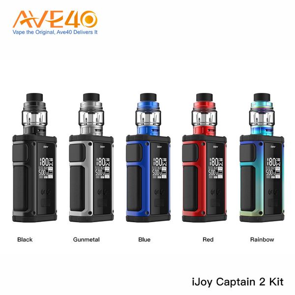 Оригинал IJOY капитан 2 180W Kit Работает на Dual 18650 Батареи 5мл iJoy Капитана V Tank
Оригинал IJOY капитан 2 180W Kit Работает на Dual 18650 Батареи 5мл iJoy Капитана V Tank