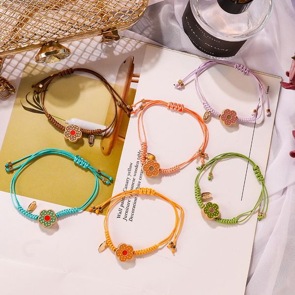 2020 new korean simple small fresh hand-woven flower bracelet fashion sweet girl students jewelry accessories birthday gift, Golden;silver
2020 new korean simple small fresh hand-woven flower bracelet fashion sweet girl students jewelry accessories birthday gift, Golden;silver