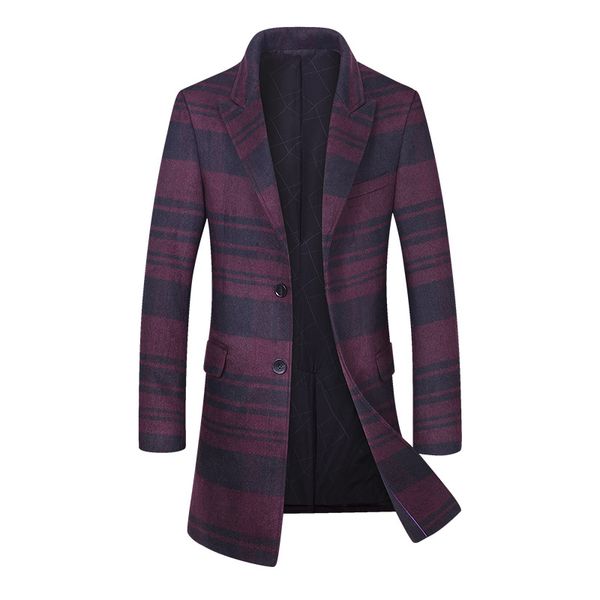 2018 autumn winter new men's long fashion plaid coat man business casual men's woolen slim man jacket xd539, Black
2018 autumn winter new men's long fashion plaid coat man business casual men's woolen slim man jacket xd539, Black