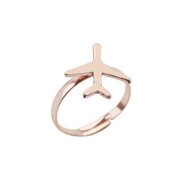 plane present alloy 1pc golden girls graceful adjustable ringent unique silvery allergy rose golden rings, Silver 
plane present alloy 1pc golden girls graceful adjustable ringent unique silvery allergy rose golden rings, Silver