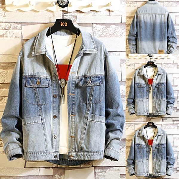 streetwear jacket men autumn new fashion casual outwear trend stitching denim coat jaqueta masculino chaqueta hombre, Black;brown
streetwear jacket men autumn new fashion casual outwear trend stitching denim coat jaqueta masculino chaqueta hombre, Black;brown
