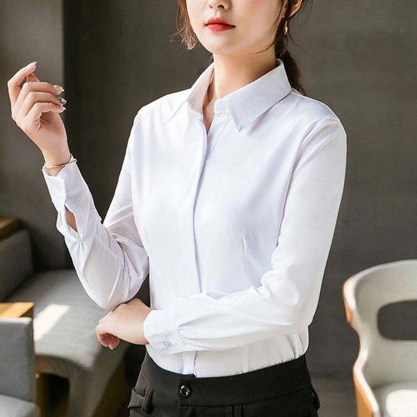 office lady women shirts solid long sleeve ladies white plus size womens clothing anti-light leisure clothes
office lady women shirts solid long sleeve ladies white plus size womens clothing anti-light leisure clothes