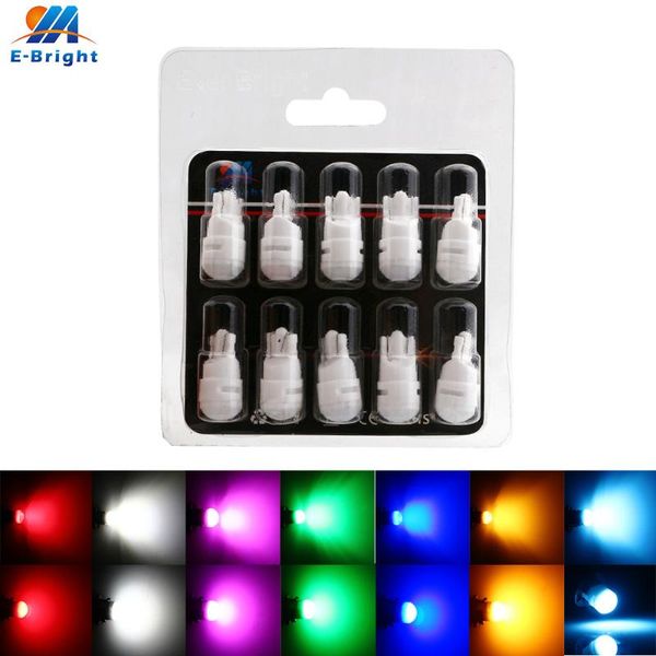 

20x w5w ceramic t10 2835 3 smd t tf led 194 168 12v car interior led car reading license lights white red blue amber ice blue