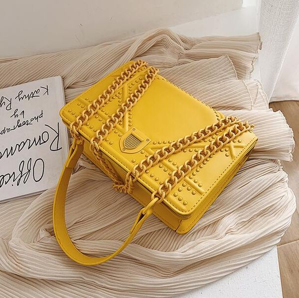 est brand women's high fashion studded small square bag designer candy-colored chain shoulder bag mini phone coin purse ing
est brand women's high fashion studded small square bag designer candy-colored chain shoulder bag mini phone coin purse ing