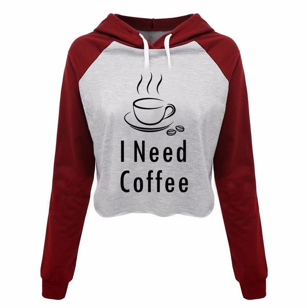 fashion i need coffee pullover hoodie womens hooded long sleeve sweatshirt crop girls harajuku femme clothing shirt hoodies, Black
fashion i need coffee pullover hoodie womens hooded long sleeve sweatshirt crop girls harajuku femme clothing shirt hoodies, Black