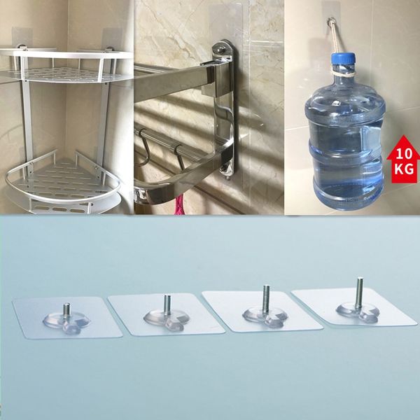 2 pcs pvc adhesive hanger non-trace stick wall hook durable practical transparent strong adhesive screw wall nail
2 pcs pvc adhesive hanger non-trace stick wall hook durable practical transparent strong adhesive screw wall nail
