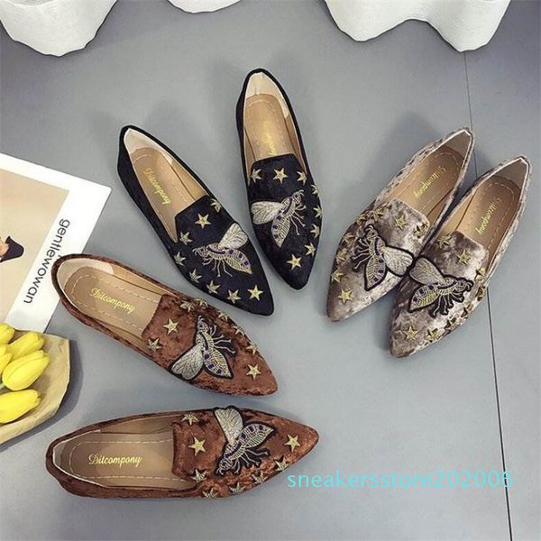 qiuboss 2018 women shoes fashion loafers slip-on animal print flats casual metal buckle embroidery suede women flats shoes s06, Black
qiuboss 2018 women shoes fashion loafers slip-on animal print flats casual metal buckle embroidery suede women flats shoes s06, Black