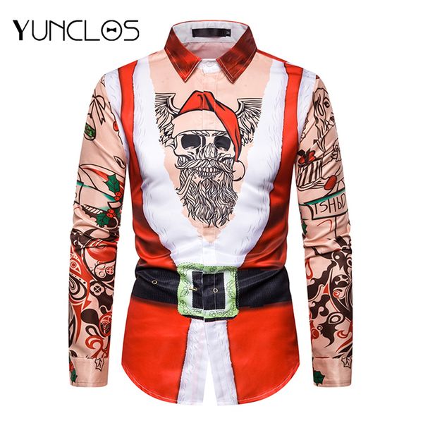 christmas shirts for men long sleeve men shirts 3d printing funny christmas shirt casual slim fit streetwear, White;black
christmas shirts for men long sleeve men shirts 3d printing funny christmas shirt casual slim fit streetwear, White;black