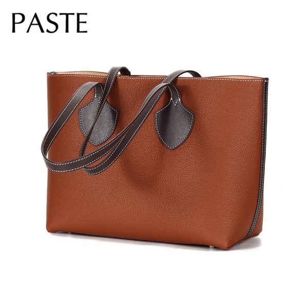 2020 europe and america large capacity women tote bag 100% natural leather female handbag panelled shoulder bag travel
2020 europe and america large capacity women tote bag 100% natural leather female handbag panelled shoulder bag travel