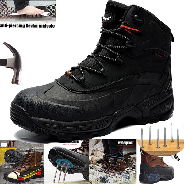 cungel mens steel toe work safety shoes lightweight breathable anti-smashing anti-puncture anti-static protective boots, Black
cungel mens steel toe work safety shoes lightweight breathable anti-smashing anti-puncture anti-static protective boots, Black