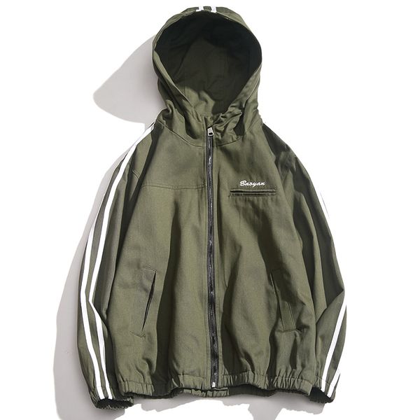 autumn winter cotton mens jackets casual hooded japanese streetwear men jackets male windbreaker striped coats outdoor clothes, Black;brown
autumn winter cotton mens jackets casual hooded japanese streetwear men jackets male windbreaker striped coats outdoor clothes, Black;brown