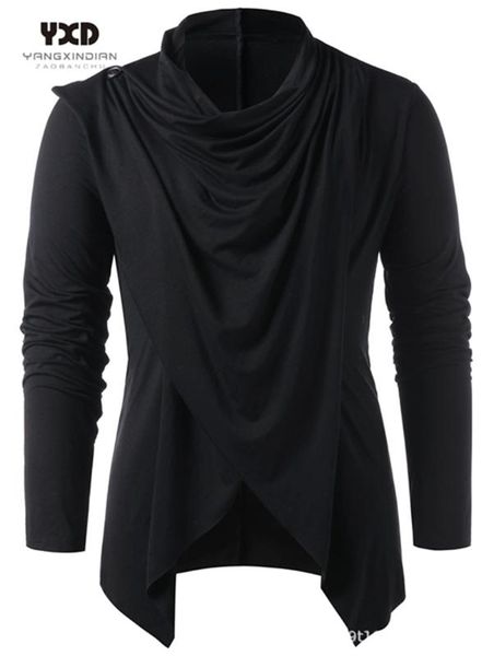 men's sweaters brand fashion men asymmetrical overlap cardigan casual knitted long sleeve shawl collar open front, White;black
men's sweaters brand fashion men asymmetrical overlap cardigan casual knitted long sleeve shawl collar open front, White;black