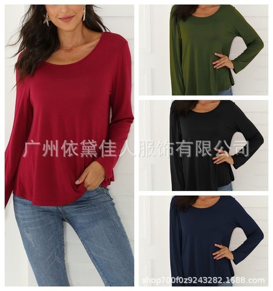 2020 women's casual loose round neck coat long sleeve 2020 women's casual loose round neck coat t-shirt long sleeve t-shirt, White
2020 women's casual loose round neck coat long sleeve 2020 women's casual loose round neck coat t-shirt long sleeve t-shirt, White