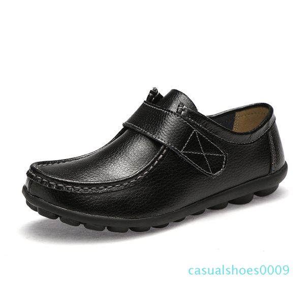 spring autumn 2019 new type leather small white shoes leisure women's flat bottom shallow mouth middle-aged old mother is shoes c09, Black
spring autumn 2019 new type leather small white shoes leisure women's flat bottom shallow mouth middle-aged old mother is shoes c09, Black