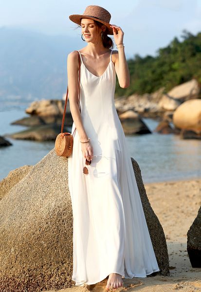 new women summer v neck casual long dress fashion back off sleveless dresses women long dress beach behomian solid dresses, Black;gray
new women summer v neck casual long dress fashion back off sleveless dresses women long dress beach behomian solid dresses, Black;gray