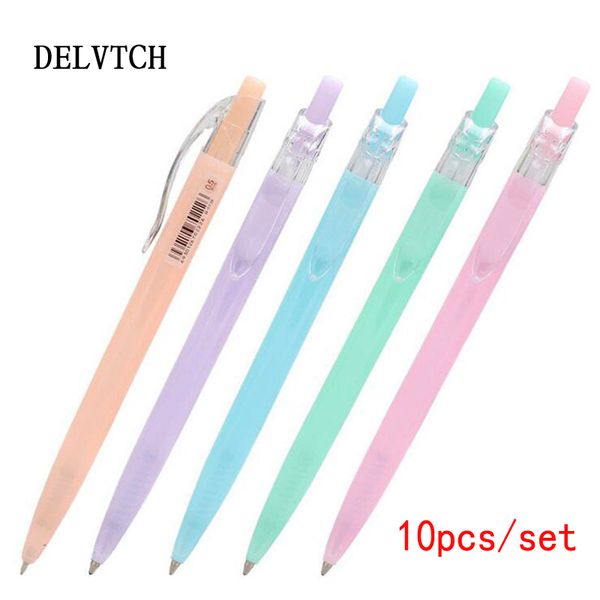 delvtch 10pc/set ballpoint pen stationery cute 0.5mm blue ink ball pen school supplies office writing tools color random, Blue;orange
delvtch 10pc/set ballpoint pen stationery cute 0.5mm blue ink ball pen school supplies office writing tools color random, Blue;orange