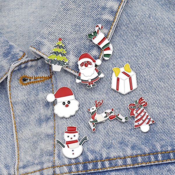 christmas tree father christmas brooch enamel alloy clothing pin cartoon christmas socks snowman brooch dress accessories for party, Gray
christmas tree father christmas brooch enamel alloy clothing pin cartoon christmas socks snowman brooch dress accessories for party, Gray