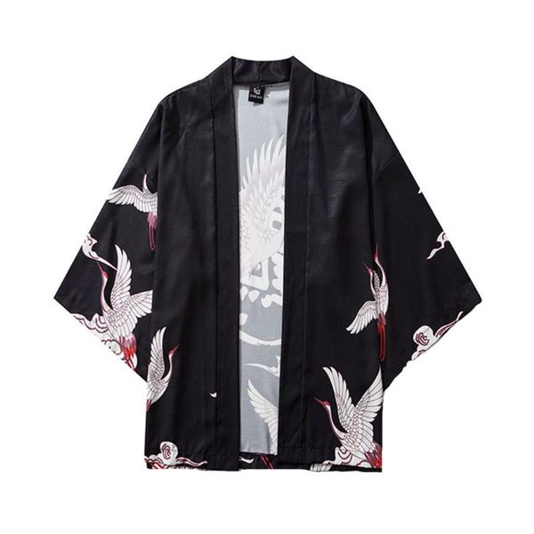 2020 new shirt summer japanese five point sleeves kimono mens and womens cloak jacke fashion casual male t-shirt blouse, White;black
2020 new shirt summer japanese five point sleeves kimono mens and womens cloak jacke fashion casual male t-shirt blouse, White;black