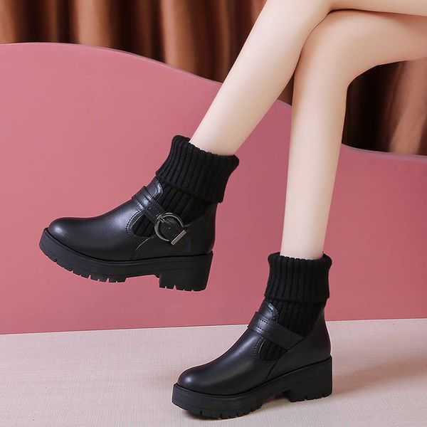 2020 new winter boots ladies plush shoes women boots leather wedges woman spring shoes, Black
2020 new winter boots ladies plush shoes women boots leather wedges woman spring shoes, Black