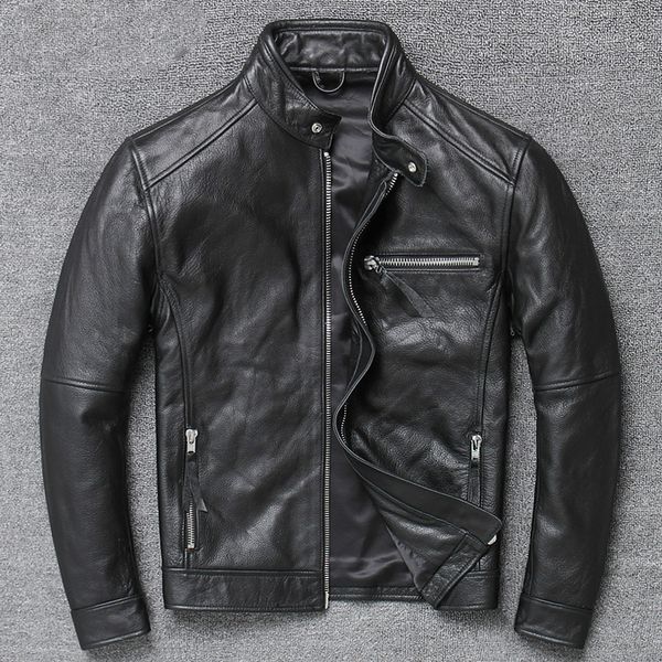 zvaqs genuine leather jacket men clothes 2020 cowhide coat motorcycle real cow leather jackets spring autumn coats 094hei pph826, Black
zvaqs genuine leather jacket men clothes 2020 cowhide coat motorcycle real cow leather jackets spring autumn coats 094hei pph826, Black