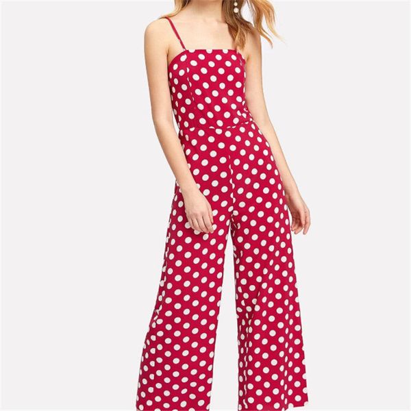 women's red jumpsuit clubwear playsuit new 2018 party sleeveless white dot suspender jumpsuit romper lady long trousers s-l, Black;white
women's red jumpsuit clubwear playsuit new 2018 party sleeveless white dot suspender jumpsuit romper lady long trousers s-l, Black;white