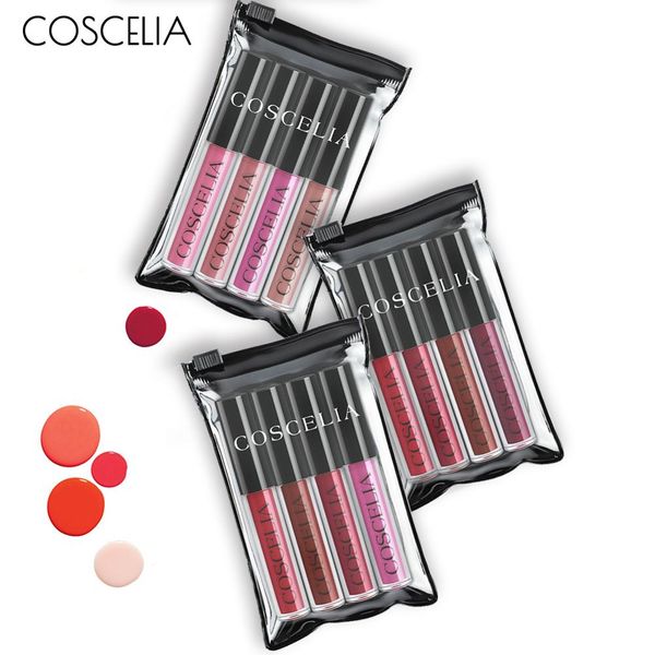 coscelia makeup long lasting lip tint 4pcs lipgloss waterproof matte lipstick women mate nude color red lip gloss lady
coscelia makeup long lasting lip tint 4pcs lipgloss waterproof matte lipstick women mate nude color red lip gloss lady