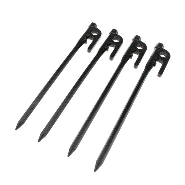 4 pcs heavy duty rustproof metal camping stakes cast iron tent pegs ground nails for hiking hunting hard ice rocky areas
4 pcs heavy duty rustproof metal camping stakes cast iron tent pegs ground nails for hiking hunting hard ice rocky areas