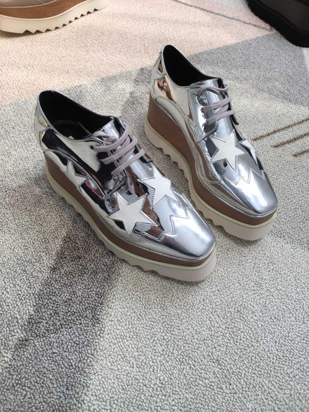 designer women's shoes fall 2019 stars bright leather women's height increasing shoes casual shoes with box card packaging, Black
designer women's shoes fall 2019 stars bright leather women's height increasing shoes casual shoes with box card packaging, Black