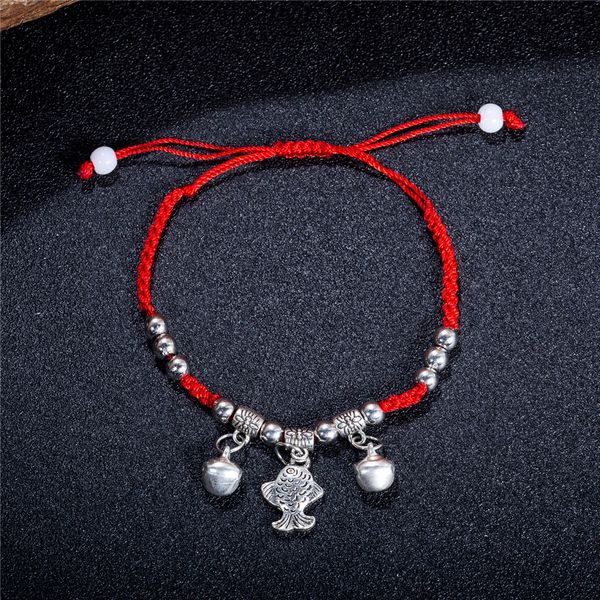 lindajoux fashion a bracelet red thread amulet string cute fish bell charm adjustable chain bracelets for women jewelry dropship, Golden;silver
lindajoux fashion a bracelet red thread amulet string cute fish bell charm adjustable chain bracelets for women jewelry dropship, Golden;silver