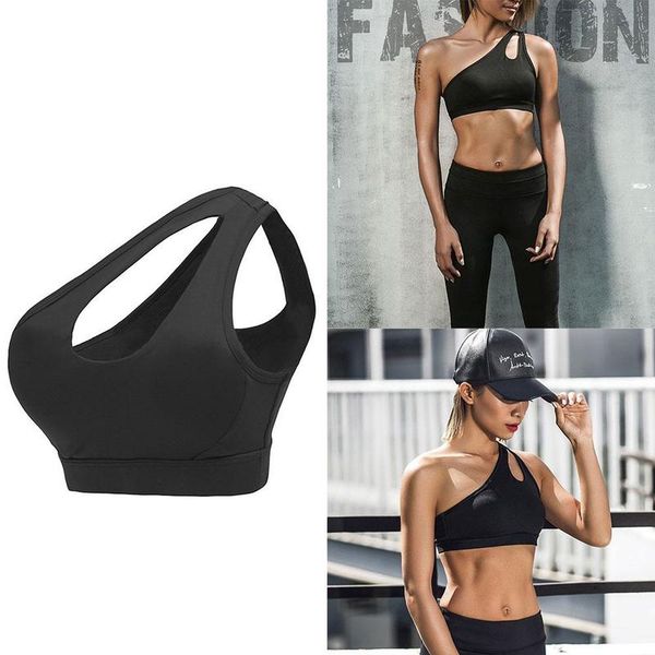 sports bra yoga workout vest one shoulder active running breathable fitness for women underwear shockproof sport, White;black
sports bra yoga workout vest one shoulder active running breathable fitness for women underwear shockproof sport, White;black