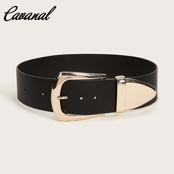 cavanal fashion ladies large buckle smooth ladies wide black belt for women 2019, Black;brown
cavanal fashion ladies large buckle smooth ladies wide black belt for women 2019, Black;brown