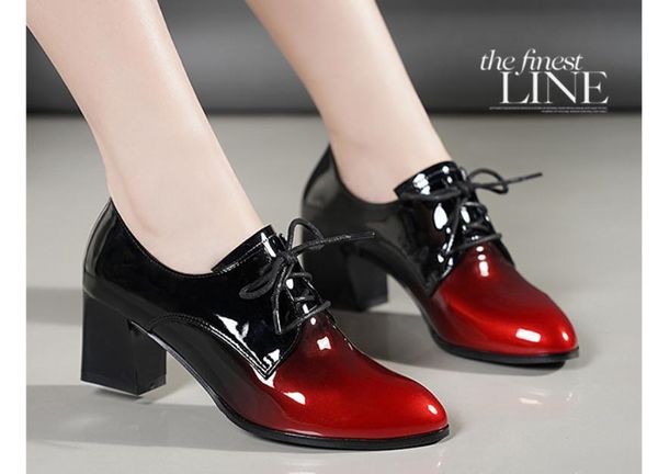 2019 women's shoes in spring and autumn with new style high heel coarse heel pointed end @77, Black
2019 women's shoes in spring and autumn with new style high heel coarse heel pointed end @77, Black