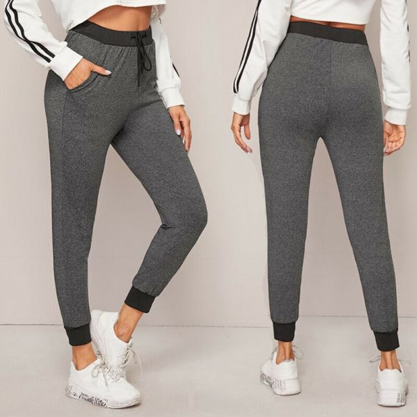 new women casual high waist yoga pants pure color grey trousers fitness girl yoga leggings gym running sports thin pants, White;red
new women casual high waist yoga pants pure color grey trousers fitness girl yoga leggings gym running sports thin pants, White;red