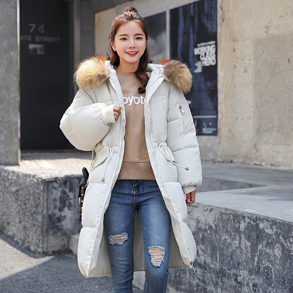 winter jacket women parka 2019 thicken warm female long fur collar hooded cotton down outwear loose winter coat plus size, Black
winter jacket women parka 2019 thicken warm female long fur collar hooded cotton down outwear loose winter coat plus size, Black