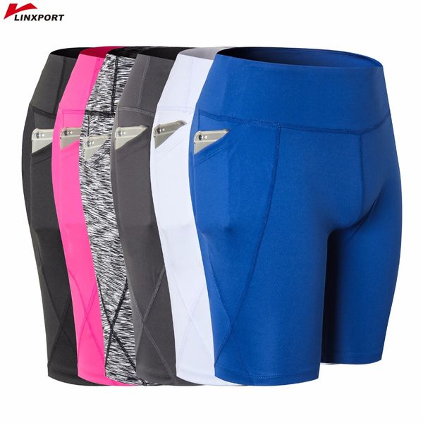 women cycling tights skinny yoga shorts fitness gym athletic workout running capris dry fit training short clothing with pocket, Black;blue
women cycling tights skinny yoga shorts fitness gym athletic workout running capris dry fit training short clothing with pocket, Black;blue
